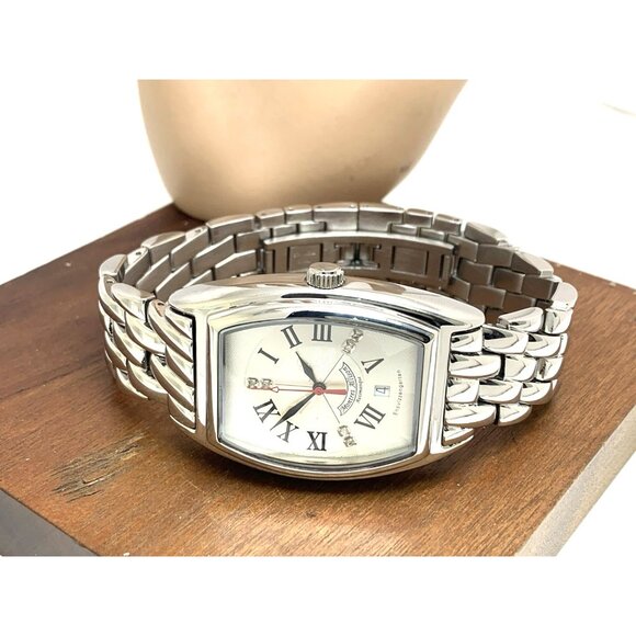 Montres Allison Men's Watch Swiss Automatic Diamond Silver Dial Limited Edition - Picture 6 of 12